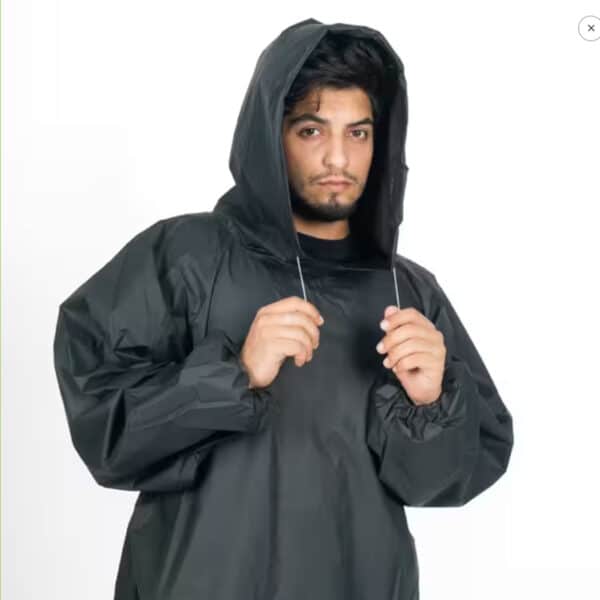 Poncho Impermeable Chubasquero Lluvia Hombre / Mujer Plegable Pesca Caperlan 100 - Imagen 5