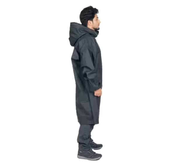 Poncho Impermeable Chubasquero Lluvia Hombre / Mujer Plegable Pesca Caperlan 100 - Imagen 6