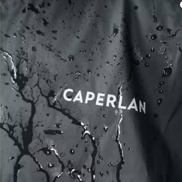 Poncho Impermeable Chubasquero Lluvia Hombre / Mujer Plegable Pesca Caperlan 100 - Imagen 7