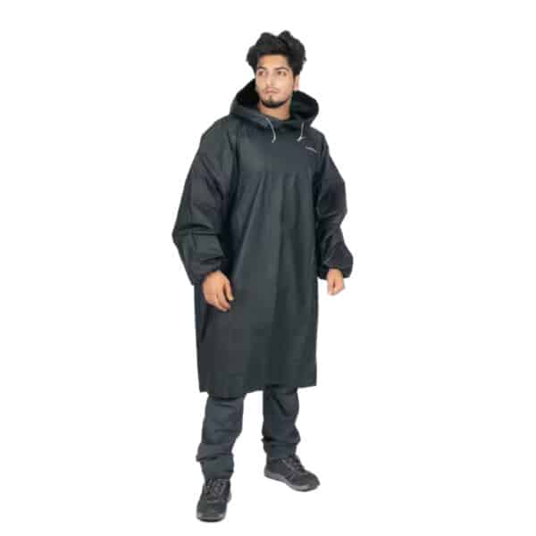 Poncho Impermeable Chubasquero Lluvia Hombre / Mujer Plegable Pesca Caperlan 100 - Imagen 8