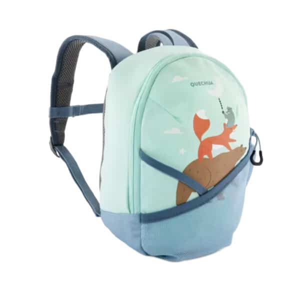 Mochila de montaña y trekking Niños 5L Quechua MH100 menta palida