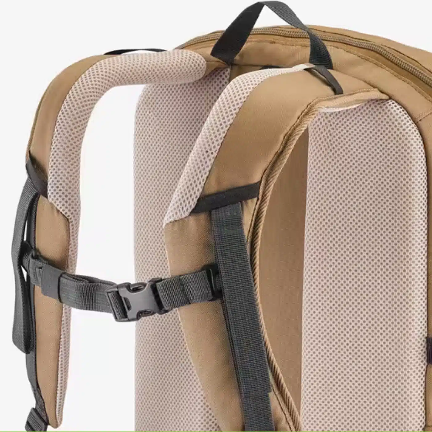 Mochila de montaña y trekking 30L Quechua NH500 marrón bronce  Equipaje de mano - Imagen 5