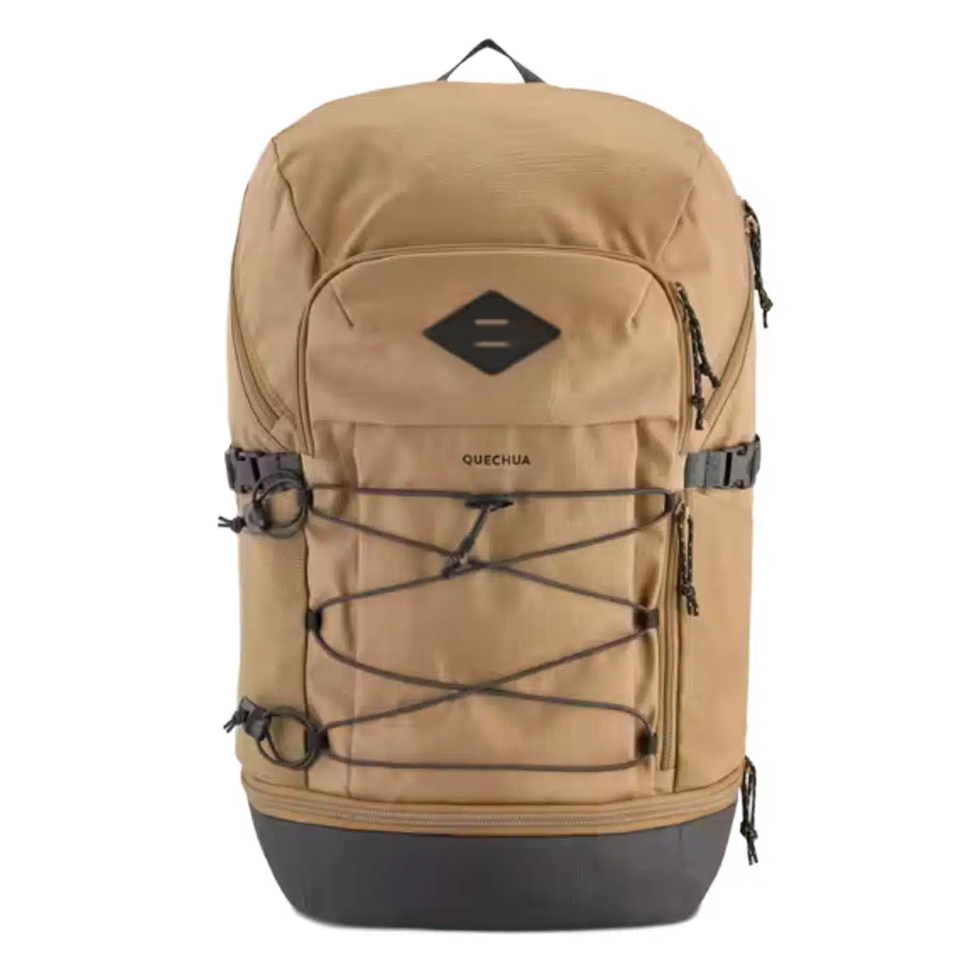 Mochila de montaña y trekking 30L Quechua NH500 marrón bronce  Equipaje de mano - Imagen 6