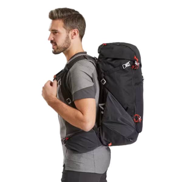 Mochila de montaña 20L funda impermeable Quechua MH500. Equipaje de mano NEGRO - Imagen 5