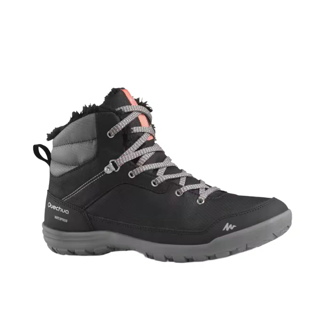 Botas de nieve y apreski impermeables Mujer Quechua SH100 Negro
