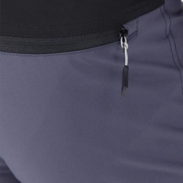 Pantalón de Trekking y Montaña Hombre Stretch Bicolor Boriken Negro - Imagen 4