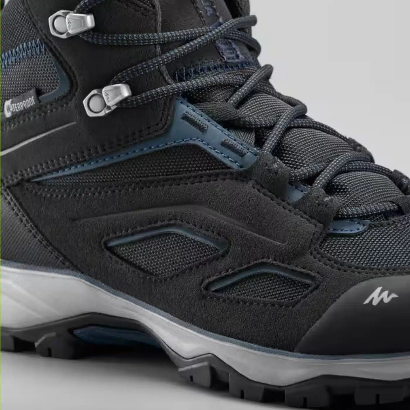 Botas de montaña y trekking impermeables hombre Quechua MH100 Negro Grafito - Imagen 4
