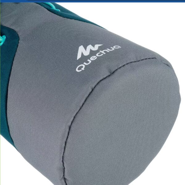 Funda cantimplora camping senderismo quechua azul gris isoterma 1.2 L a 1.5 L - Imagen 3