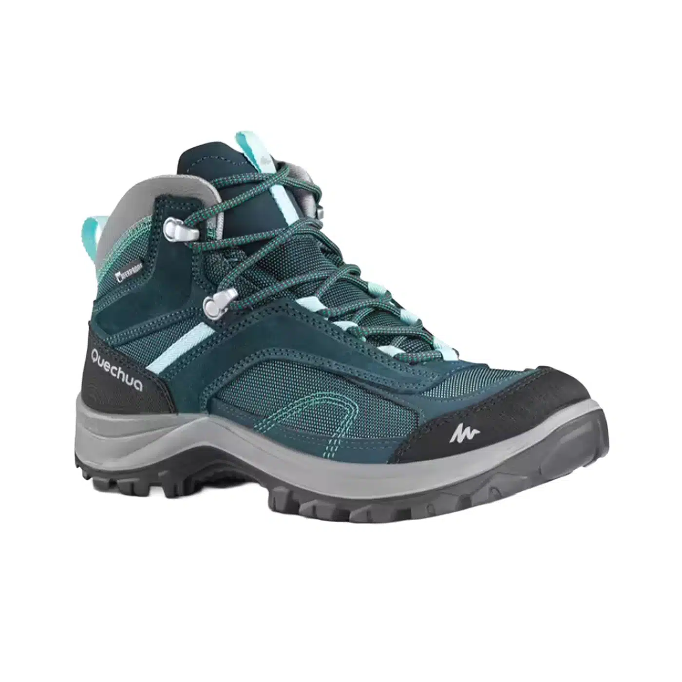 Botas de montaña y trekking impermeables Mujer Quechua MH100 Azul