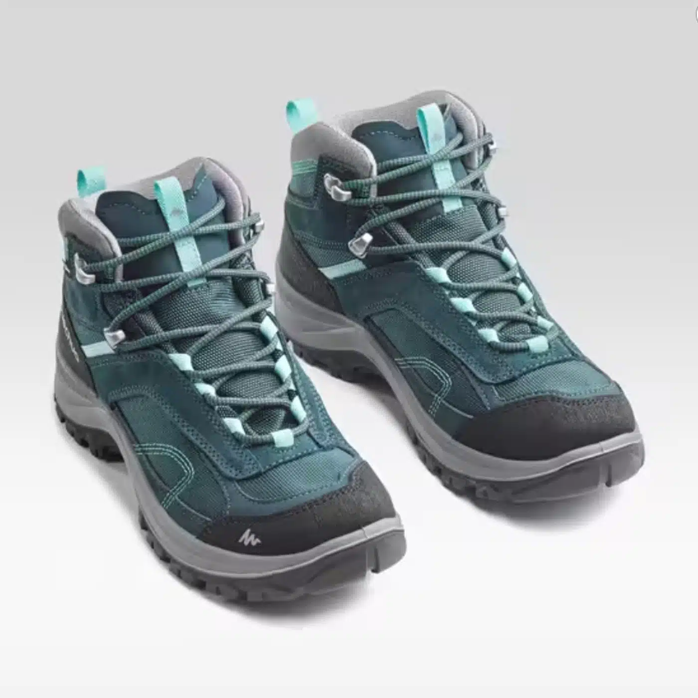 Botas de montaña y trekking impermeables Mujer Quechua MH100 Azul - Imagen 2