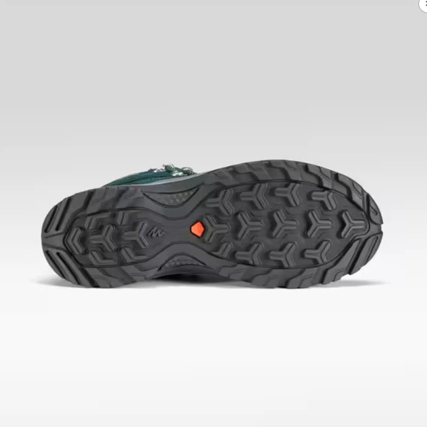 Botas de montaña y trekking impermeables Mujer Quechua MH100 Azul - Imagen 3