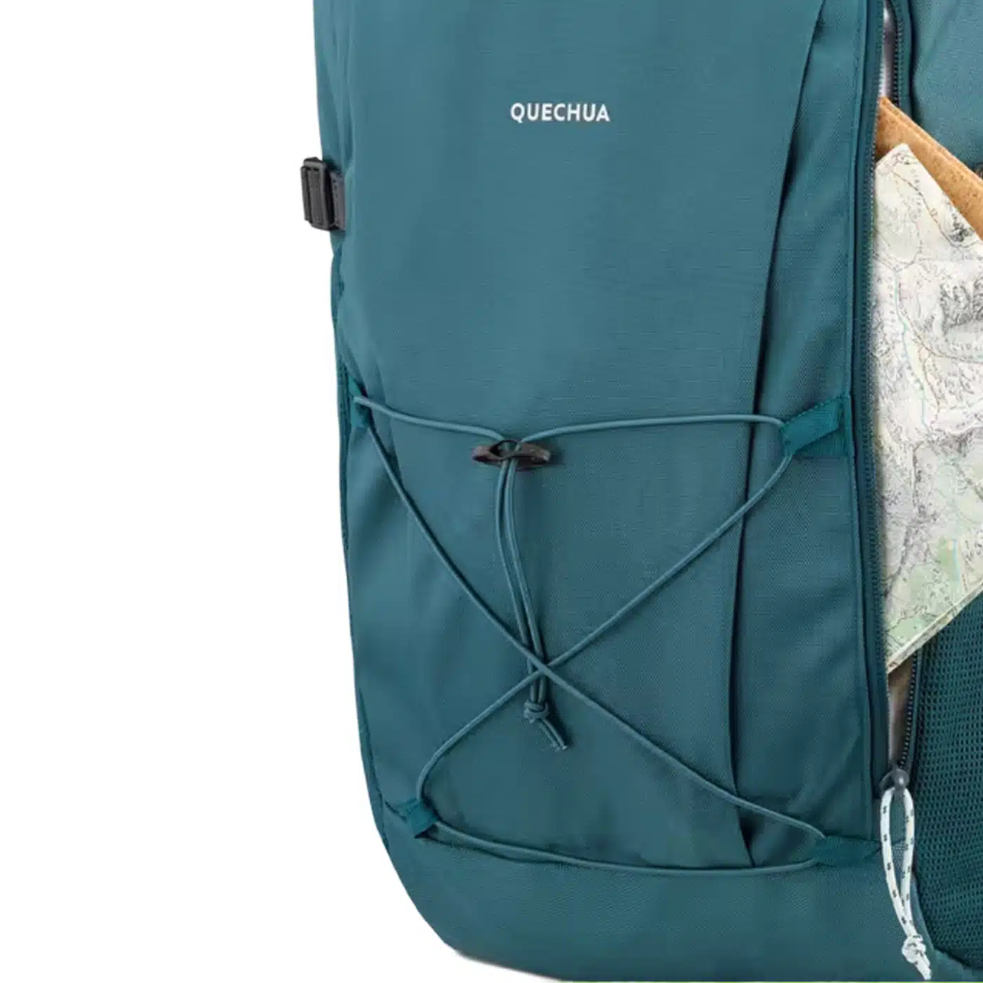 MOCHILA TREKKING MONTAÑA NH 100 VALIJA DE MANO 30L QUECHUA AZUL PETRÓLEO - Imagen 6