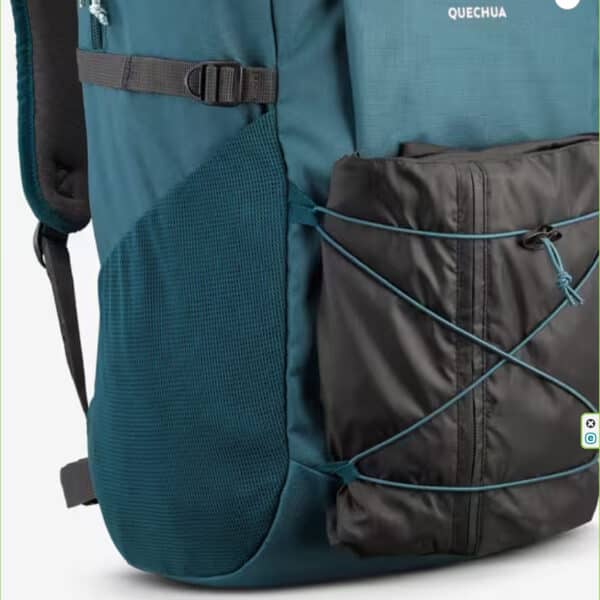 Mochila de montaña y senderismo 30L Quechua NH100. Equipaje mano de Azul Petróleo - Imagen 8