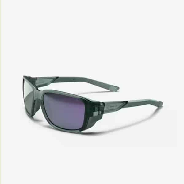 Lentes de sol deportivas polarizadas protecciones laterales mh 570 categoría 4 Verde Eucalipto