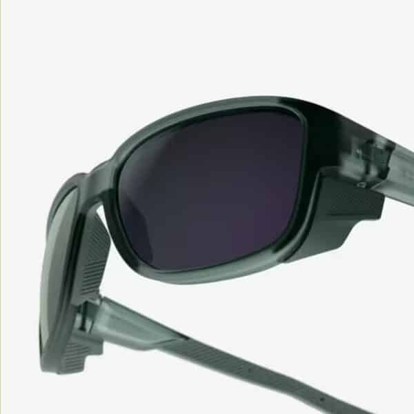 Lentes de sol deportivas polarizadas protecciones laterales mh 570 categoría 4 Verde Eucalipto - Imagen 4