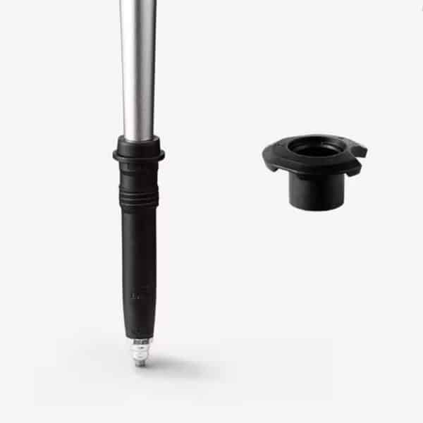Bastón plegable de trekking ultra compacto Forclaz MT900 Negro Ahumado - Imagen 5