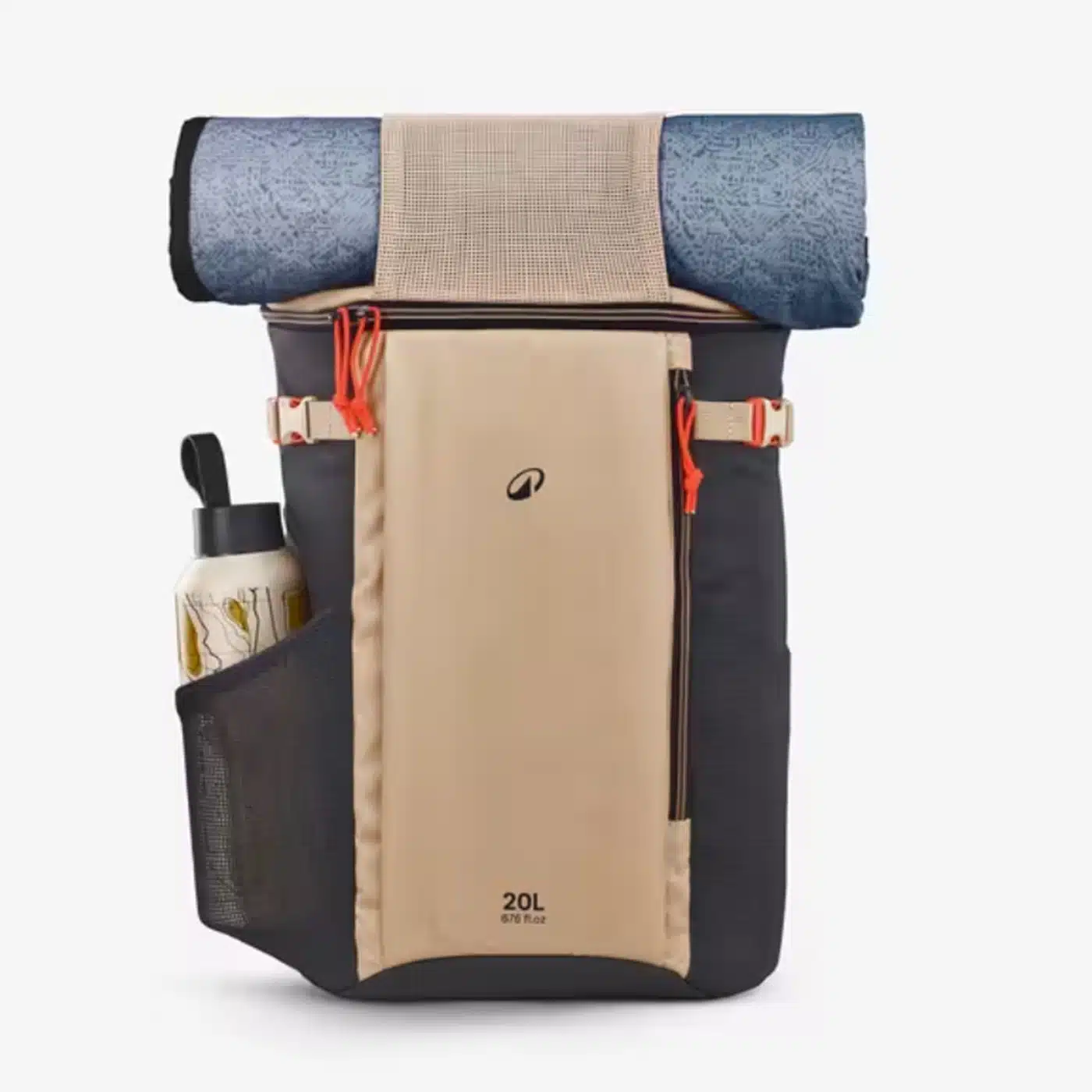 Mochila nevera 20 litros quechua ice compact 100 Beige Capuchino