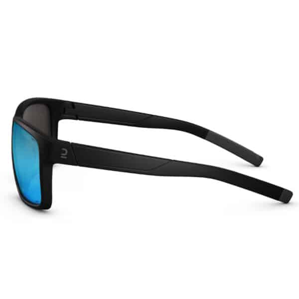 Lentes de sol deportivas polarizadas cat. 3 MH530 Quechua Negro Ahumado / Gris Asfalto - Imagen 3