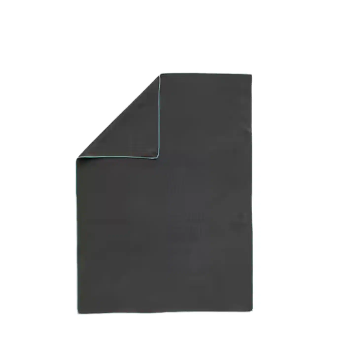 Toalla negro microfibra ultracompacta talla M 60 x 80 cm
