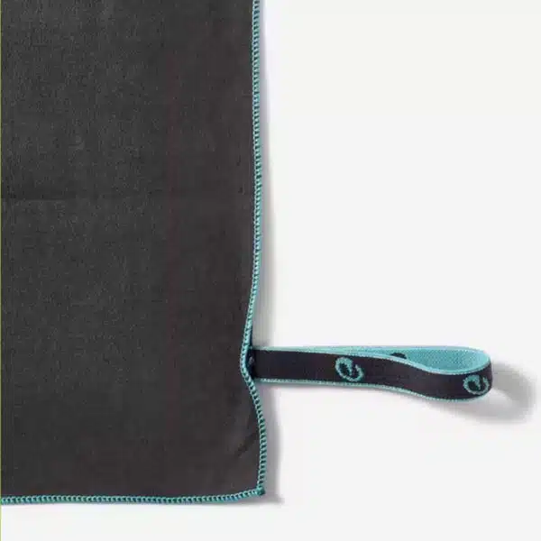 Toalla negro microfibra ultracompacta talla M 60 x 80 cm - Imagen 4