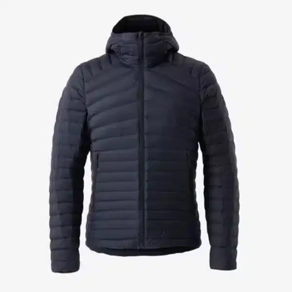 Plumífero de montaña y trekking con capucha Hombre Forclaz MT100 Azu