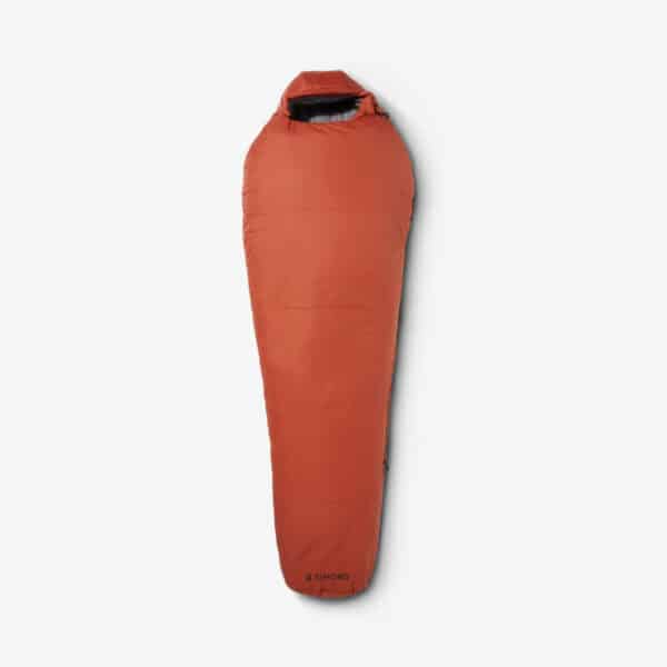 Saco de dormir guata -5°C con forma de momia Forclaz MT500 Marrón Cobrizo