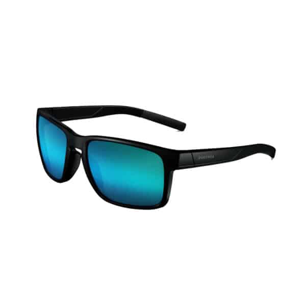 Lentes de sol deportivas polarizadas cat. 3 MH530 Quechua Negro Ahumado / Gris Asfalto