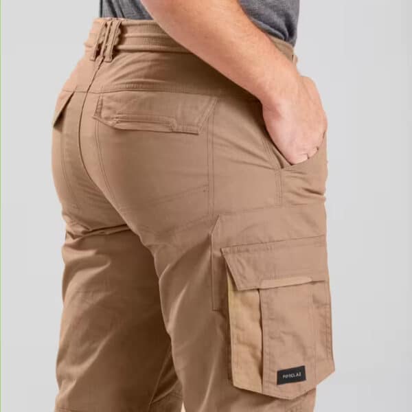 Pantalón cargo de montaña y trekking hombre Forclaz NH500 marrón bronce - Imagen 5
