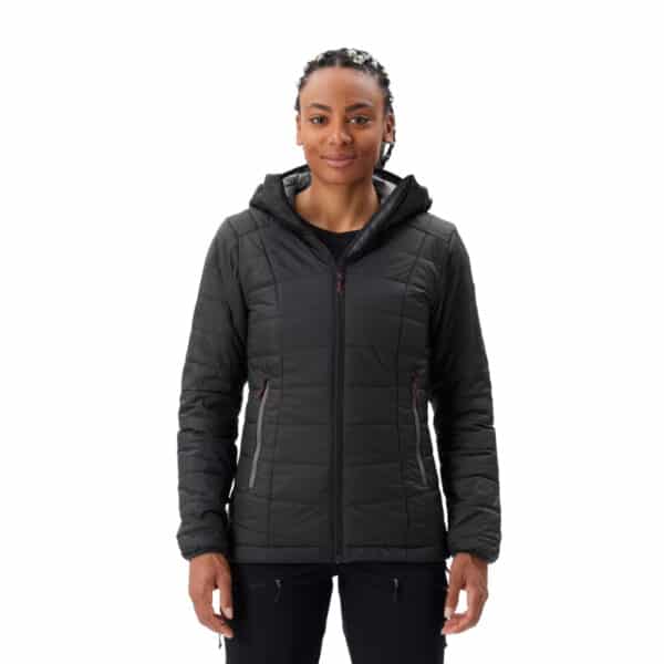 Chaqueta acolchada montaña y trekking con capucha Mujer Forclaz MT100