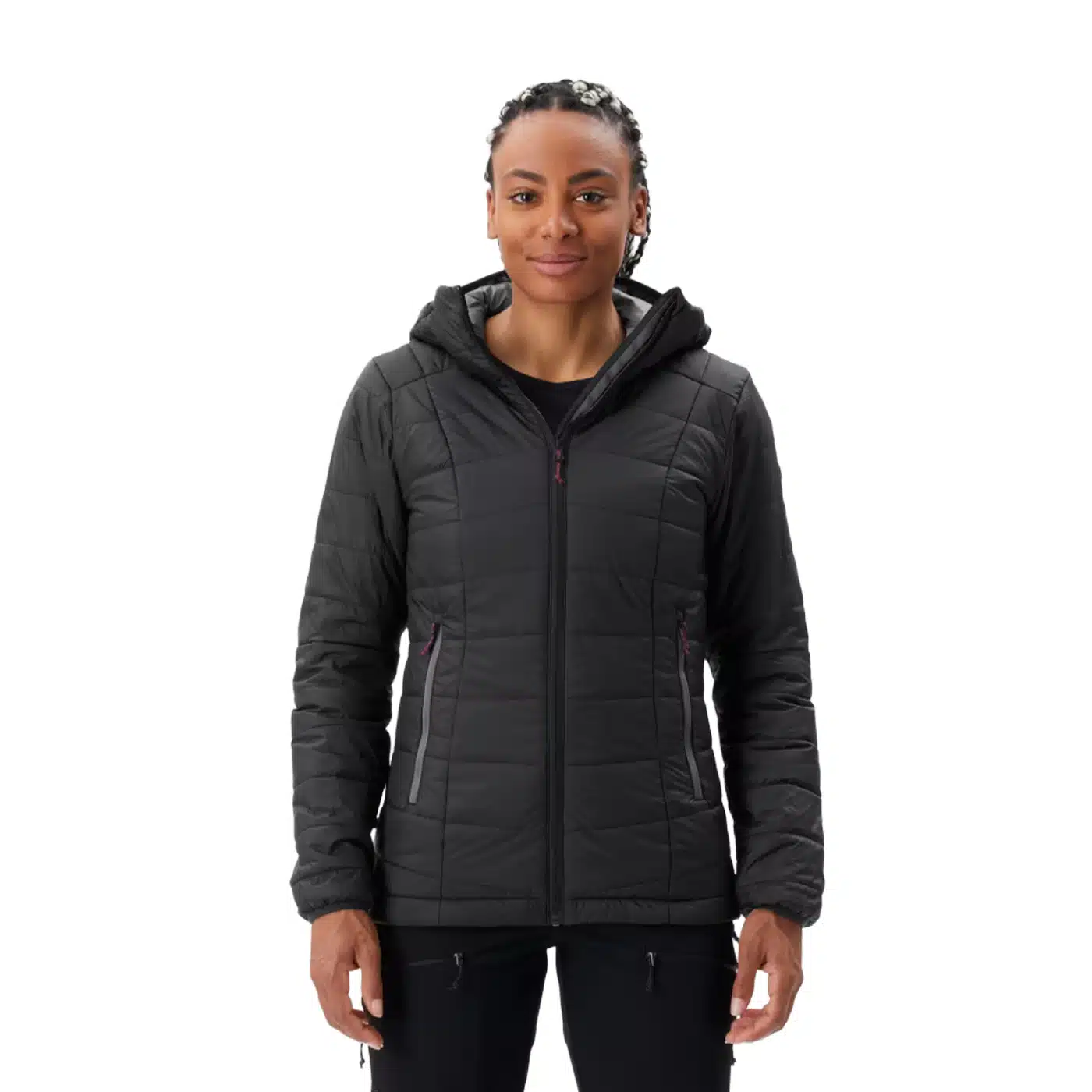 Chaqueta acolchada montaña y trekking con capucha Mujer Forclaz MT100