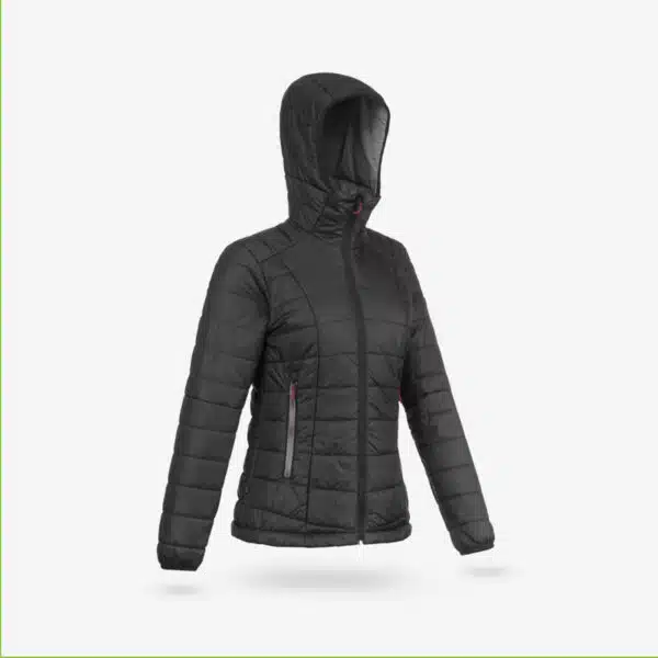 Chaqueta acolchada montaña y trekking con capucha Mujer Forclaz MT100