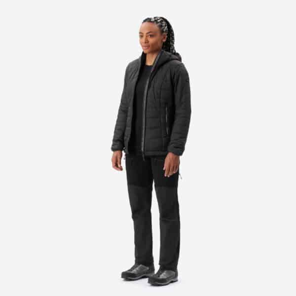 Chaqueta acolchada montaña y trekking con capucha Mujer Forclaz MT100