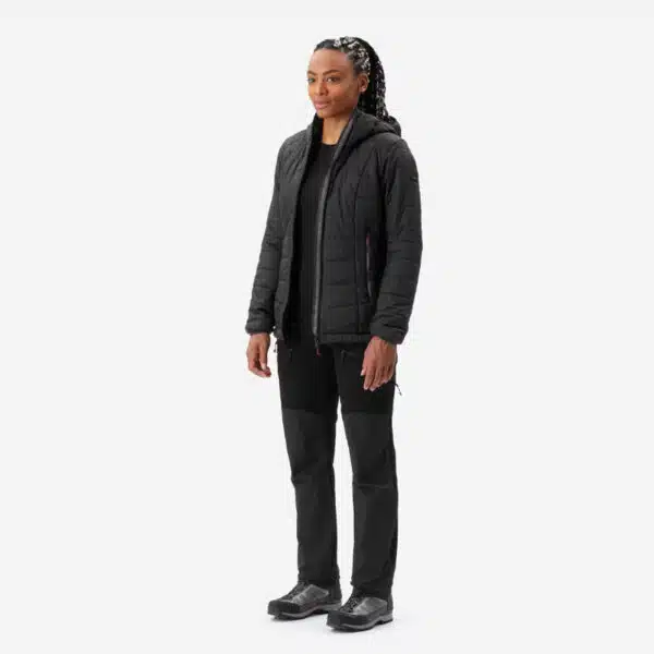 Chaqueta acolchada montaña y trekking con capucha Mujer Forclaz MT100