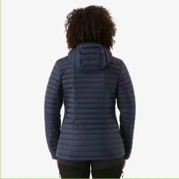 Plumífero de montaña y trekking con capucha Mujer Forclaz MT100