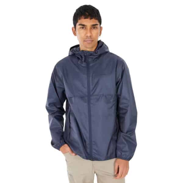 Casaca impermeable compacto full zip Raincut Quechua