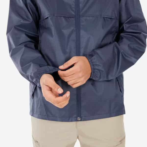 Casaca impermeable compacto full zip Raincut Quechua
