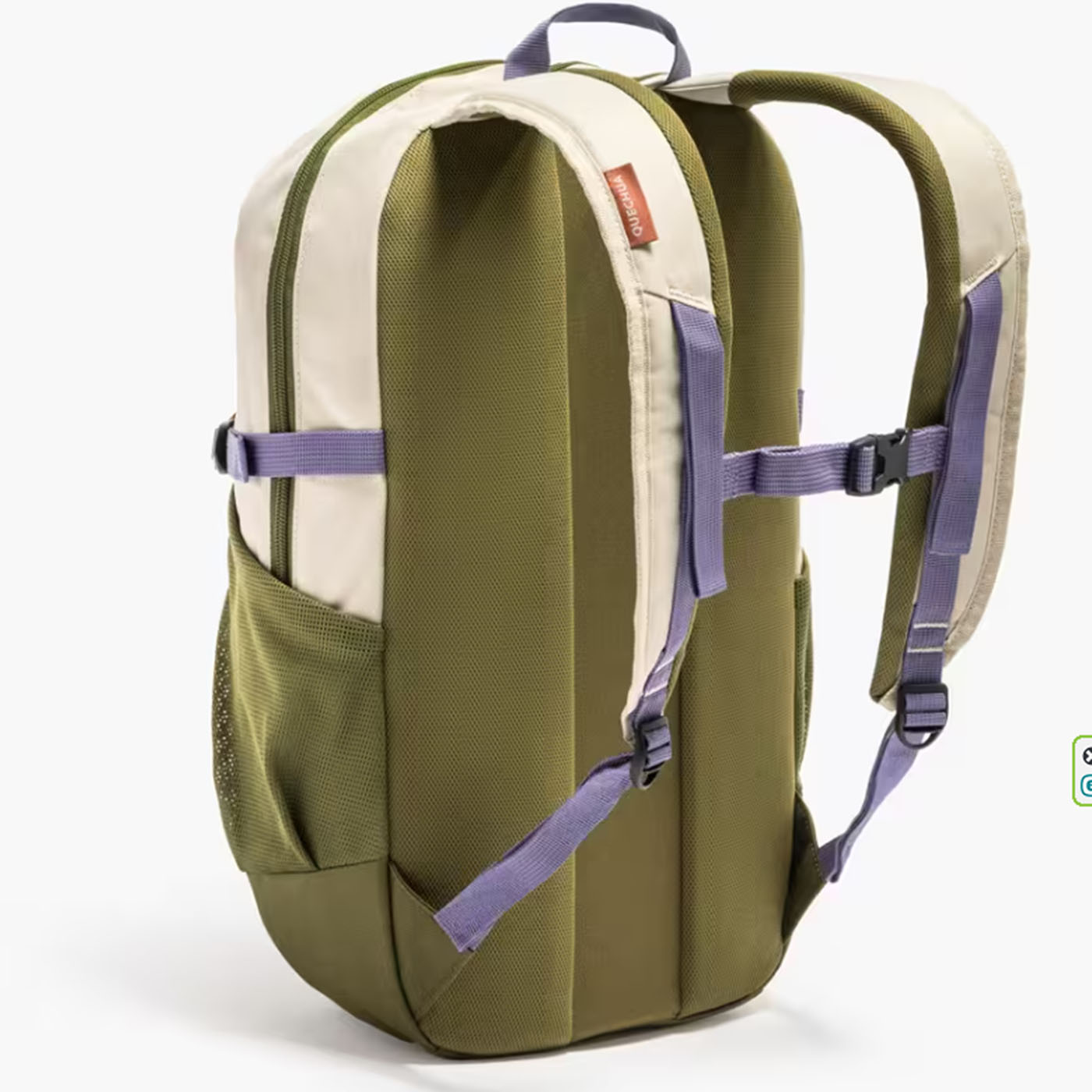Mochila 20L, Arpenaz 100 Verde Oliva