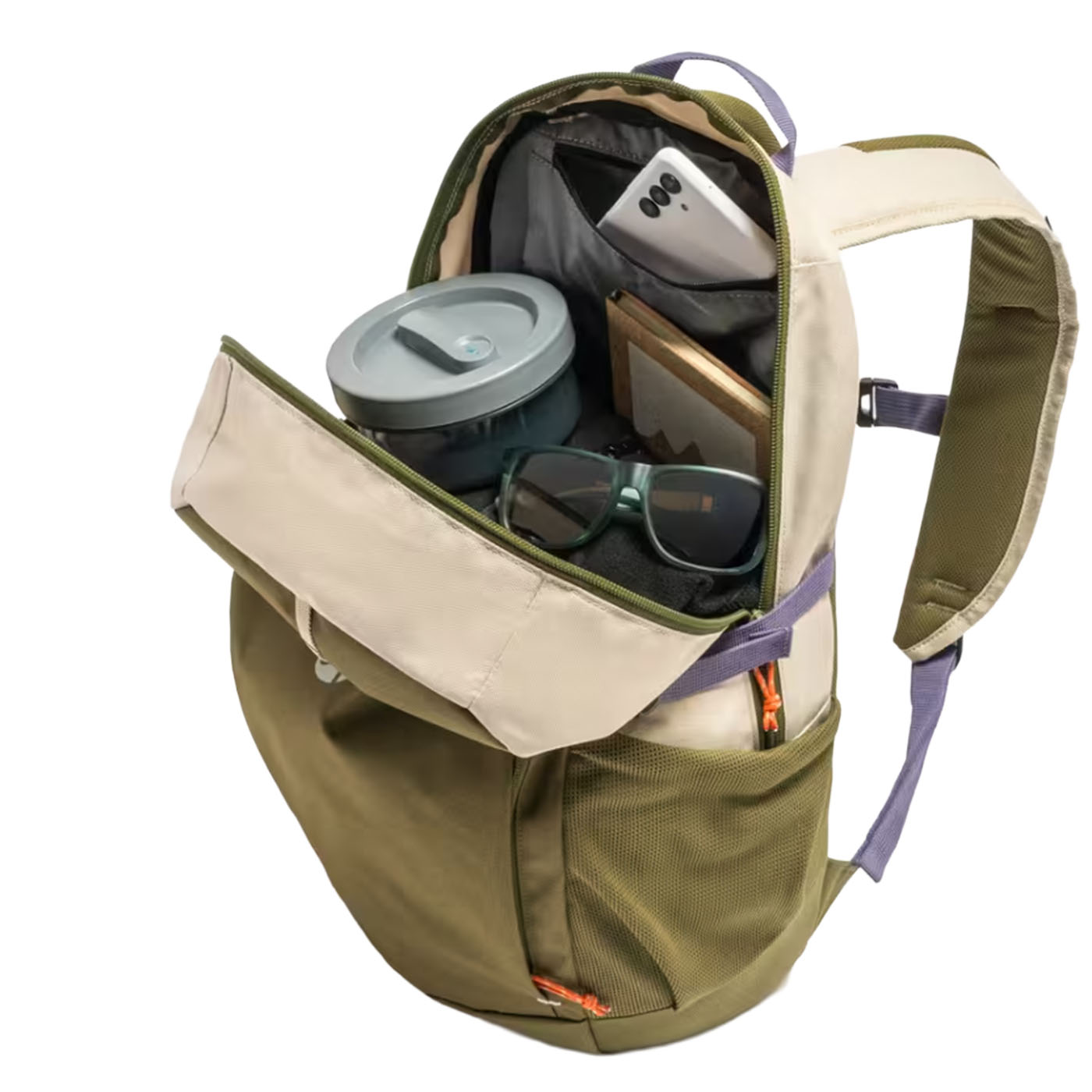 Mochila 20L, Arpenaz 100 Verde Oliva