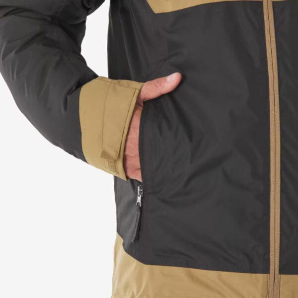 Abrigo de montaña y nieve impermeable con capucha Hombre Quechua NH500