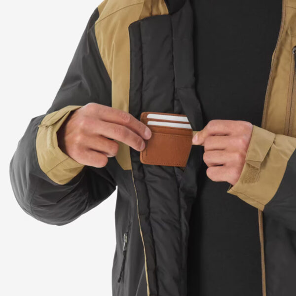 Abrigo de montaña y nieve impermeable con capucha Hombre Quechua NH500