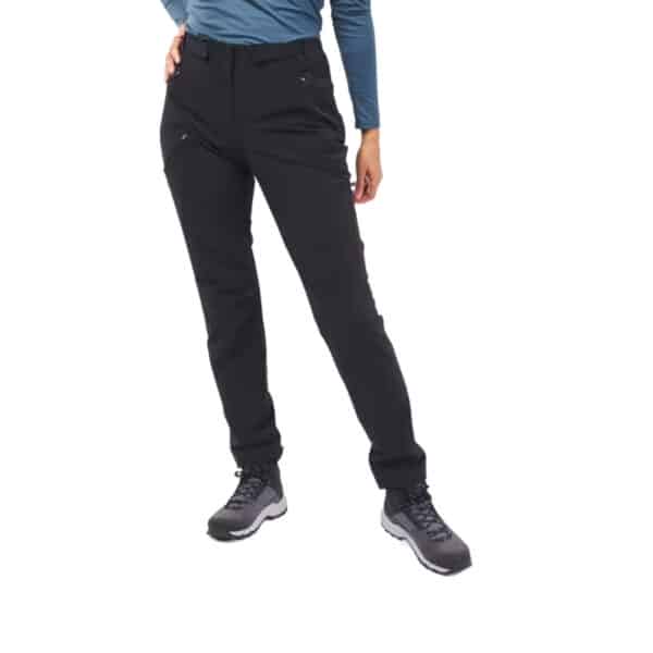 Pantalón de trekking Mujer Quechua MH500 negro