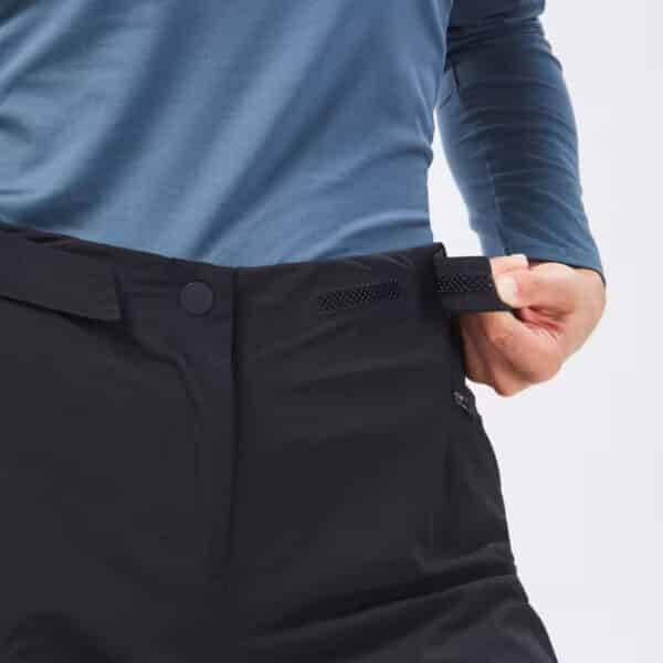Pantalón de trekking Mujer Quechua MH500 negro