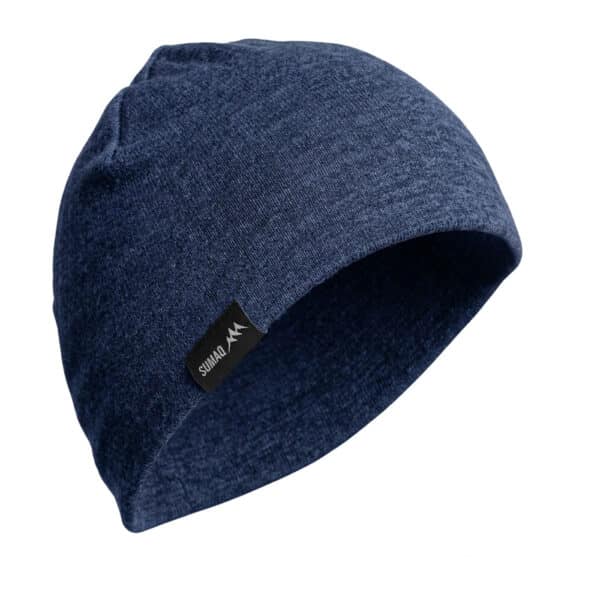 GORRO DE LANA MERINO WARM W500 SUMAQ AZUL