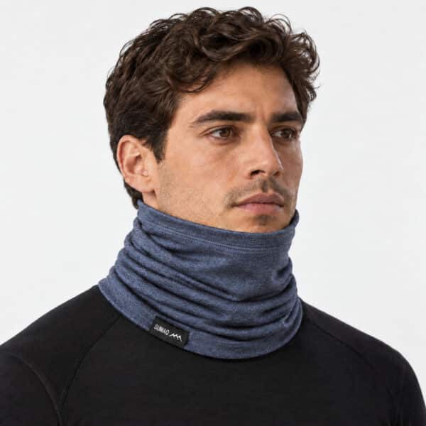 BRAGA DE CUELLO LANA MERINO WARM W500 SUMAQ AZUL