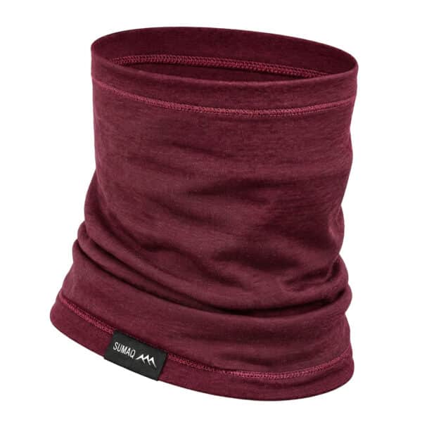 BRAGA DE CUELLO LANA MERINO WARM W500 SUMAQ BORGOÑA