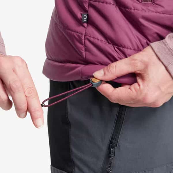 CHALECO ACOLCHADO DE TREKKING MUJER MT100 FORCLAZ